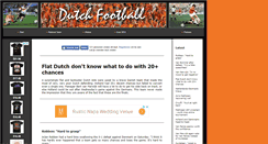 Desktop Screenshot of dutch-football.com