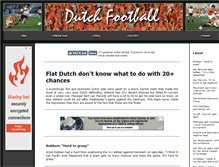 Tablet Screenshot of dutch-football.com